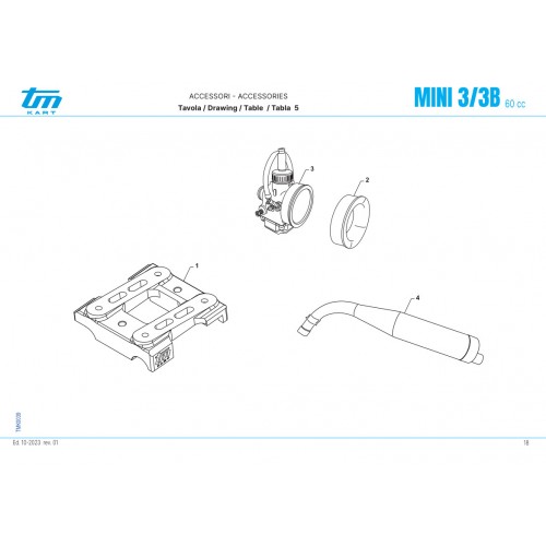 ACCESSORI TM MINI 3/B GR3 2023