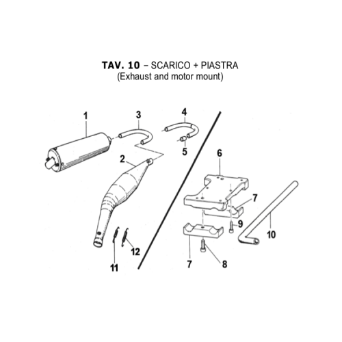 SCARICO E PIASTRA TM K8